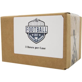 2017 Leaf Best Of Football Hobby 3-Box Case