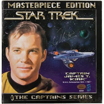 Star Trek William Shatner Autographed Masterpiece Edition Captain Kirk Figure