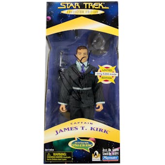 Star Trek William Shatner Autographed Collector Edition Captain Kirk Figure "A Piece of the Action"