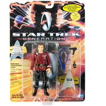 Star Trek William Shatner Autographed Generations Admiral Kirk Figure