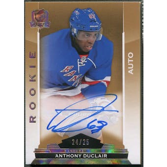 2014/15 Exquisite Collection #171 Anthony Duclair Gold Spectrum Rookie Auto #24/25