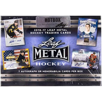 2016/17 Leaf Metal Hockey Hobby HOT Box
