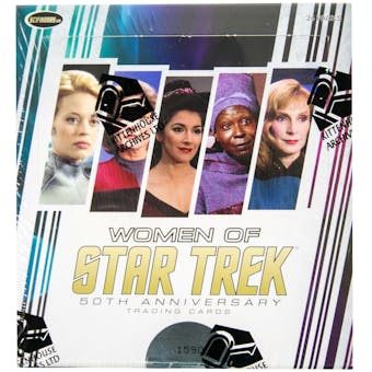 The Women of Star Trek 50th Anniversary Trading Cards Box (Rittenhouse 2017)