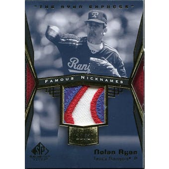 2004 SP Game Used Patch Famous Nicknames #NR1 Nolan Ryan Rangers 22/27