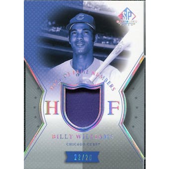 2004 SP Game Used Patch HOF Numbers #BW Billy Williams 22/26