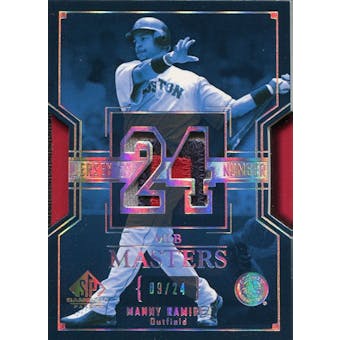 2004 SP Game Used Patch MLB Masters #MR Manny Ramirez 9/24