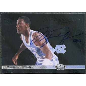 2011 Upper Deck All Time Greats #ISMJ9 Michael Jordan Illustrious Signatures Auto #08/15
