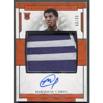 2016/17 Panini National Treasures #139 Marquese Chriss Rookie Patch Auto #63/99