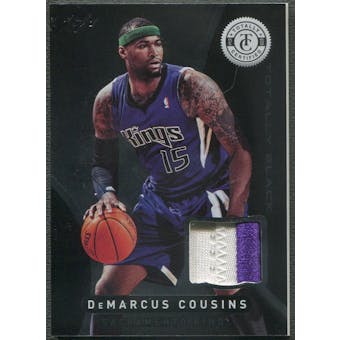 2012/13 Totally Certified #148 DeMarcus Cousins Black Materials Prime Patch #1/1