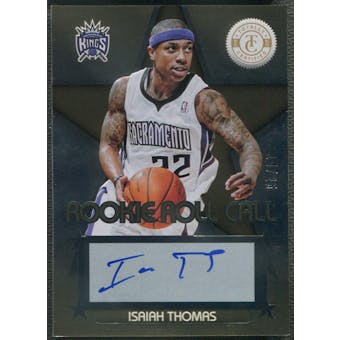 2012/13 Totally Certified #10 Isaiah Thomas Rookie Roll Call Gold Auto #14/25