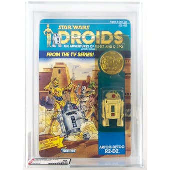 Star Wars Droids R2-D2 Pop Up Lightsaber AFA Y85 *11944872*