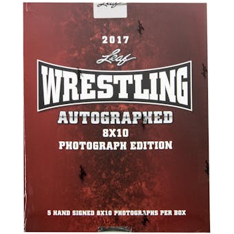 2017 Leaf Wrestling Signed 8x10 Photo Edition Hobby Box