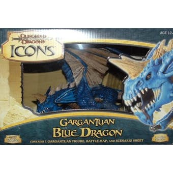 WOTC Dungeons & Dragons Miniatures Gargantuan Blue Dragon Figure (box)
