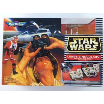 Star Wars Micro Machines Luke's Binoculars/ Yavin Rebel Base Action Set