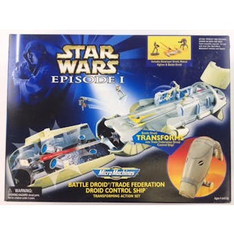 Star Wars Micro Machines Battle Droid/ Trade Ship Action Set