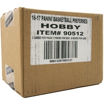 2016/17 Panini Preferred Basketball Hobby 8-Box Case