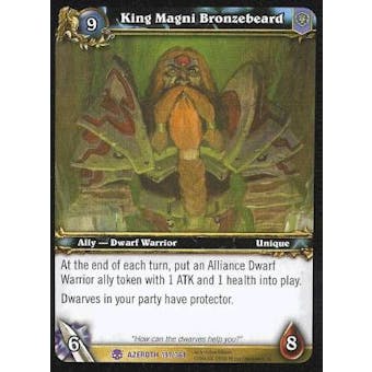 WoW Azeroth Single King Magni Bronzebeard (HoA-191) LIGHT PLAY