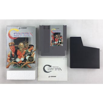 Nintendo (NES) Contra Boxed Complete with Manual!