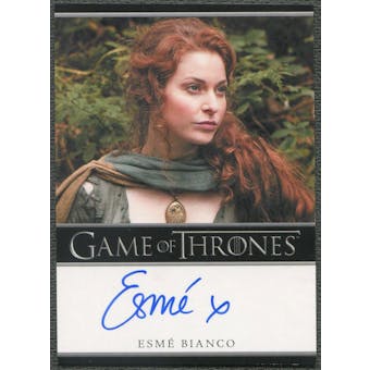 2012 Game of Thrones Season One #NNO Esme Bianco as Ros Auto