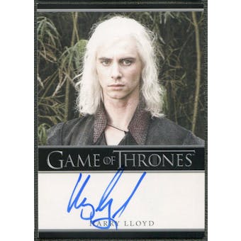 2012 Game of Thrones Season One #NNO Harry Lloyd as Viserys Targaryen Auto
