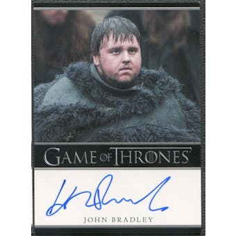 2012 Game of Thrones Season One #NNO John Bradley as Samwell Tarly Auto