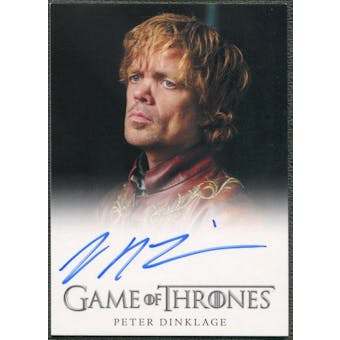 2013 Game of Thrones Season Two #NNO Peter Dinklage as Tyrion Lannister Auto