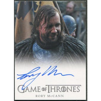2012 Game of Thrones Season One #NNO Rory McCann as Sandor Clegane Auto