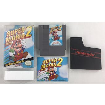 Nintendo (NES) Super Mario Bros. 2 Boxed Complete (White Seal)
