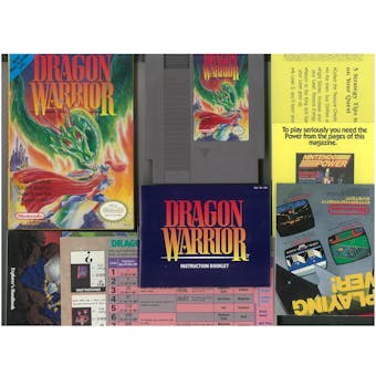 Nintendo (NES) Dragon Warrior Boxed Complete with Maps
