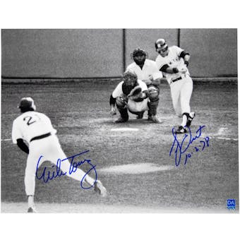 Bucky Dent & Mike Torrez Autographed 11x14 Photograph
