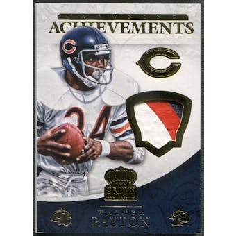 2015 Crown Royale #CAWP Walter Payton Crowning Achievements Gold Patch #49/99