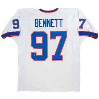 Cornelius Bennett Autographed Buffalo Bills White Football Jersey