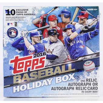 2016 Topps Holiday Baseball Mega Box
