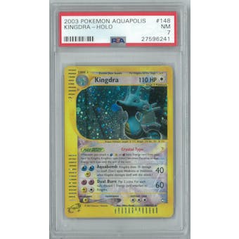 Pokemon Aquapolis Crystal Type Kingdra 148/147 PSA 7