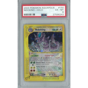 Pokemon Aquapolis Crystal Type Nidoking 150/147 PSA 6