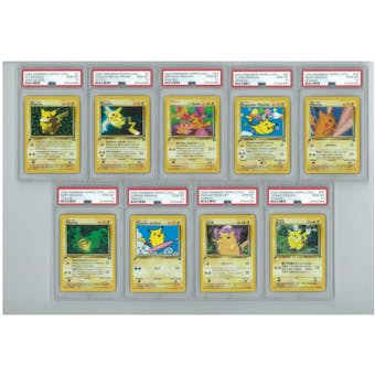 Pokemon Pikachu World Collection - Complete Set ALL PSA 10 GEM MINT