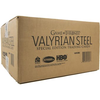 Game Of Thrones Valyrian Steel Trading Cards 20-Box Case (Rittenhouse 2017)