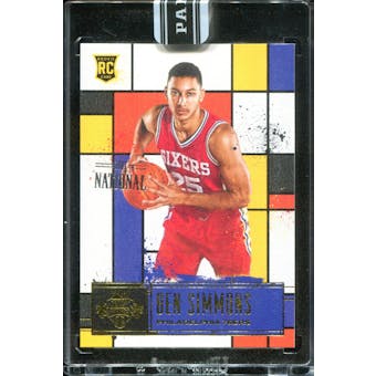 2016/17 Panini Court Kings #176 Ben Simmons 2/3 2017 National VIP Stamped