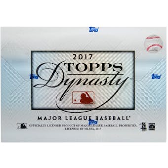 2017 Topps Dynasty Baseball Hobby Box
