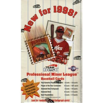 1998 Team Best Minor League Baseball Hobby Box