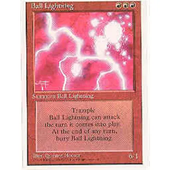 Magic the Gathering 4th Edition Single Ball Lightning - NEAR MINT (NM)