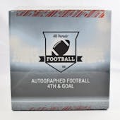 2022 Hit Parade Autographed Football 4th & GOAL Series 1 Hobby Box - Josh Allen & Patrick Mahomes
