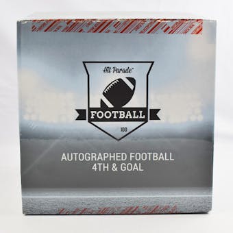 2021 Hit Parade Autographed Football 4th & GOAL Hobby Box - Series 9 - T. Brady, A. Rodgers & R. Wilson!!!