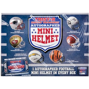 2017 TriStar Hidden Treasures Autographed Mini Helmet Football Hobby Box