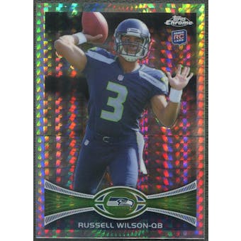 2012 Topps Chrome #40 Russell Wilson Prism Refractor Rookie #089/216