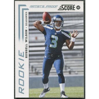 2012 Score #372 Russell Wilson Artist's Proof Rookie #21/32