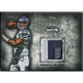 2012 Topps Inception #RPRW Russell Wilson Rookie Patch #076/210