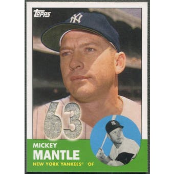 2010 Topps #63MMR Mickey Mantle Relic Pants #60/63