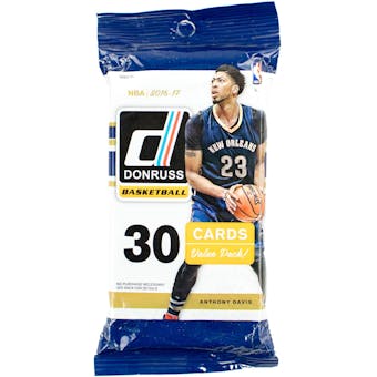2016/17 Panini Donruss Basketball Jumbo Value 30-Card Pack