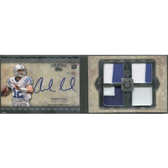 2012 Topps Five Star #FSFA4AL Andrew Luck Rookie Quad Patch Auto #25/40